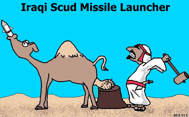 Iraqi scud missile launcher